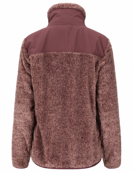 Bluza polarowa damska Whistler Mossi z polaru pile, liliowy, tył