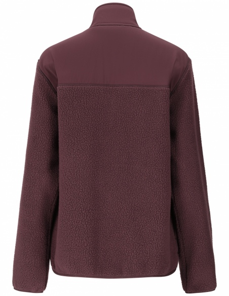 Bluza polarowa damska Whistler Felis, czerwony, tył