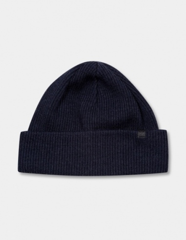 Czapka zimowa beanie z wełny merino unisex Halti Pehmee, niebieski, przód