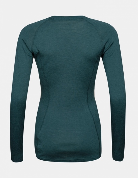 Komplet termoaktywny damski Halti Hossa II Merino, zielony, tył