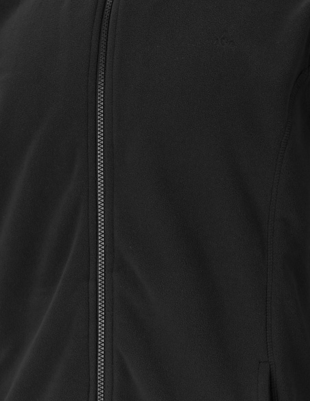 Bluza polarowa męska Whistler Romark z pełnym zamkiem YKK, czarny, detal