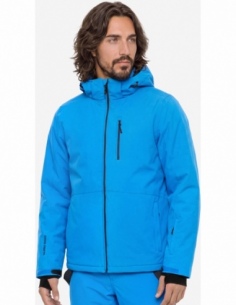 Kurtka narciarska męska Whistler Drizzle W-PRO 10000, błękitny, na modelu, tył