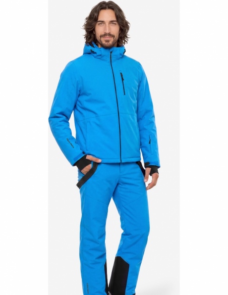 Kurtka narciarska męska Whistler Drizzle W-PRO 10000, błękitny, na modelu, tył
