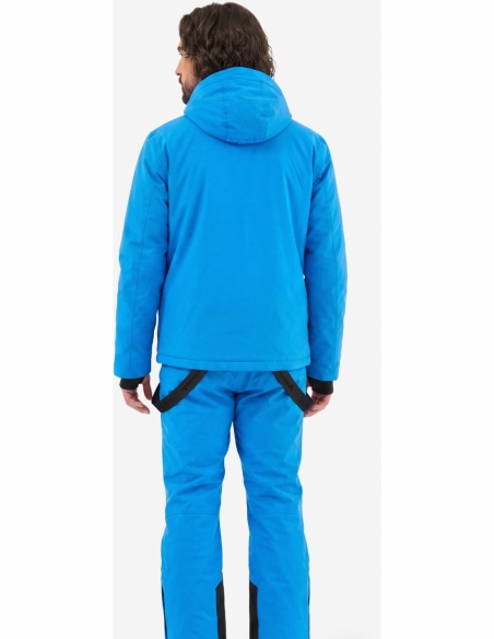 Kurtka narciarska męska Whistler Drizzle W-PRO 10000, błękitny, na modelu, tył
