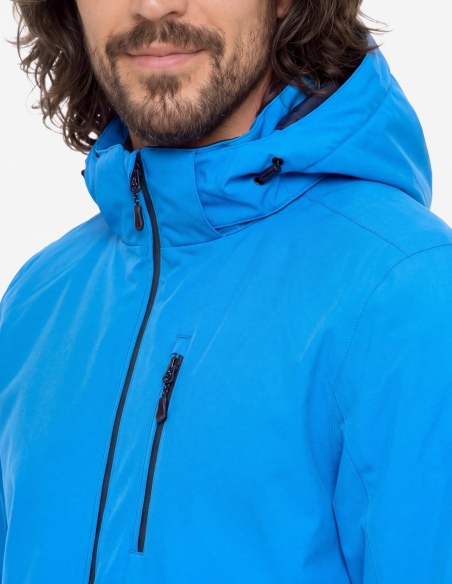 Kurtka narciarska męska Whistler Drizzle W-PRO 10000, błękitny, na modelu, tył