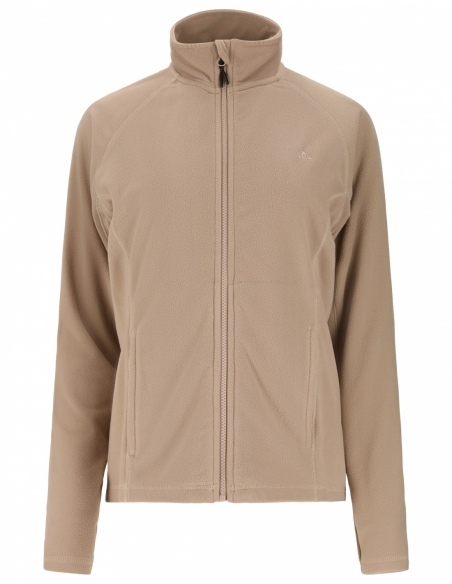 Bluza polarowa damska Whistler Romark z poliestru z recyklingu, brązowy, przód