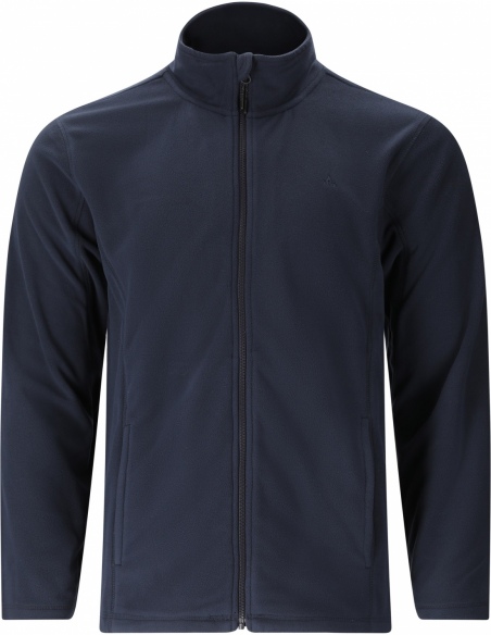 Bluza polarowa męska Whistler Romark z pełnym zamkiem YKK, niebieski, przód
