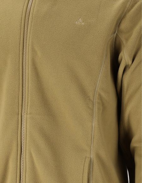 Bluza polarowa męska Whistler Romark z pełnym zamkiem YKK, zielony, detal