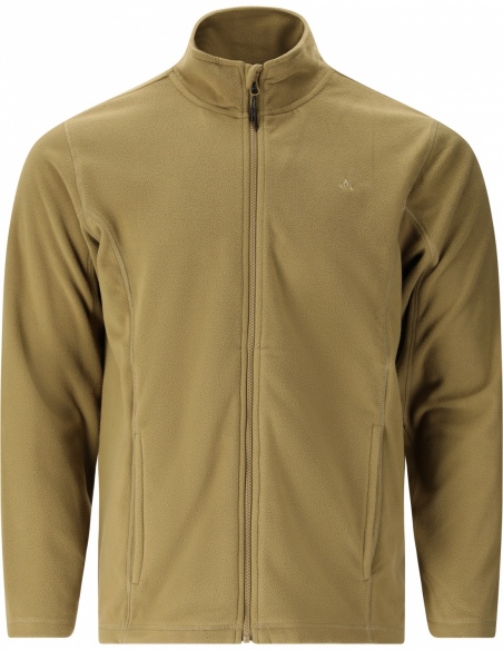 Bluza polarowa męska Whistler Romark z pełnym zamkiem YKK, zielony, przód
