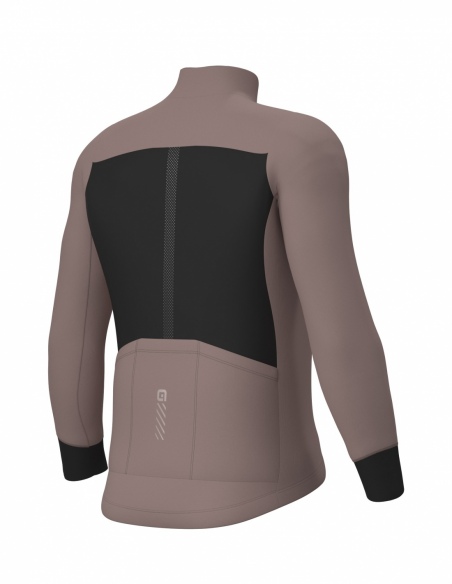 Kurtka rowerowa męska Alé Cycling Pragma Fondo 3.0, szary, tył