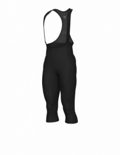 Spodnie rowerowe męskie 3/4 Alé Cycling Solid Winter 2.0, czarny, przód