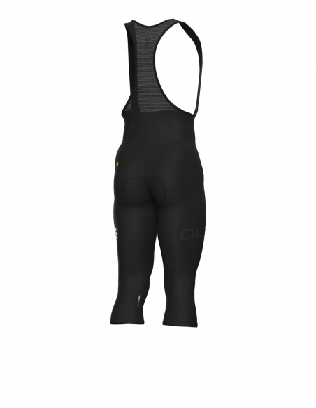 Spodnie rowerowe męskie 3/4 Alé Cycling Solid Winter 2.0, czarny, tył
