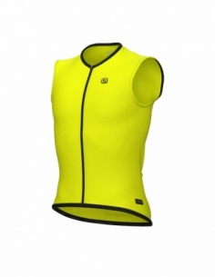 Kamizelka rowerowa męska Alé Cycling PR-E Thermo 2.0, żółty, przód