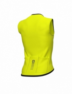 Kamizelka rowerowa męska Alé Cycling PR-E Thermo 2.0, żółty, przód 2