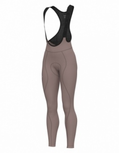 Spodnie rowerowe damskie Alé Cycling Solid Winter 2.0, szary, przód