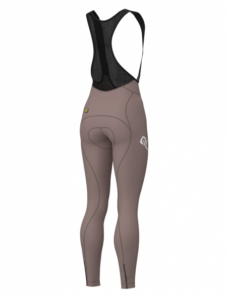 Spodnie rowerowe damskie Alé Cycling Solid Winter 2.0, szary, tył