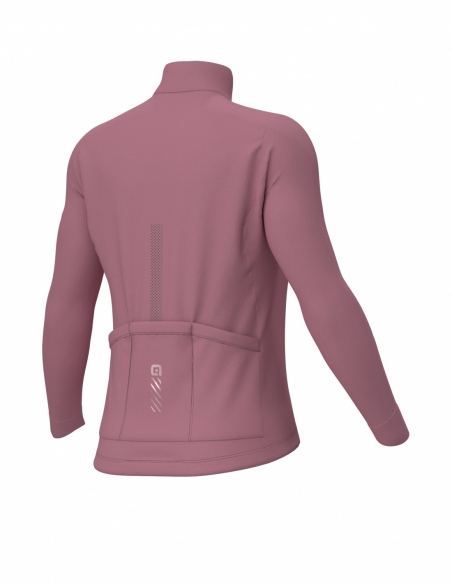 Bluza rowerowa damska Alé Cycling Solid Fondo 3.0, róż, tył