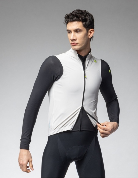 Kamizelka rowerowa unisex Alé Cycling Klimatik K-Solution, beżowy, przód
