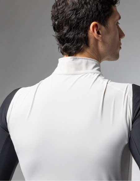 Kamizelka rowerowa unisex Alé Cycling Klimatik K-Solution, beżowy, przód