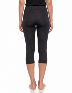 Legginsy termoaktywne 3/4 merino damskie Schöffel Luterra, czarny, przód 2