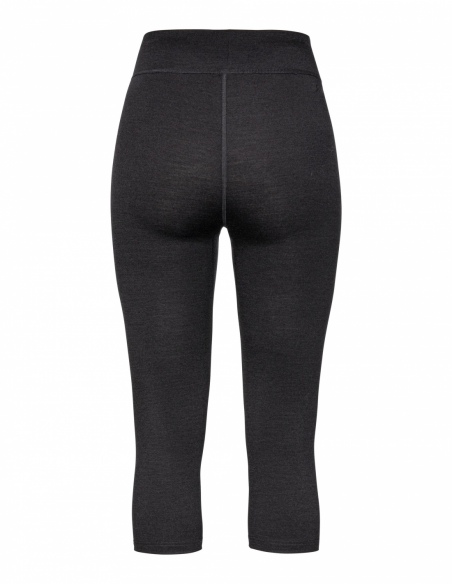 Legginsy termoaktywne 3/4 merino damskie Schöffel Luterra, czarny, tył