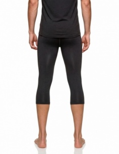 Legginsy termoaktywne 3/4 merino męskie Schöffel Luterra, czarny, na modelu, przód 2