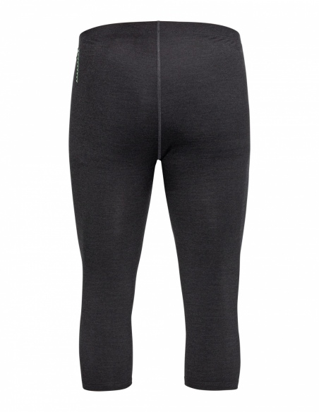 Legginsy termoaktywne 3/4 merino męskie Schöffel Luterra, czarny, tył