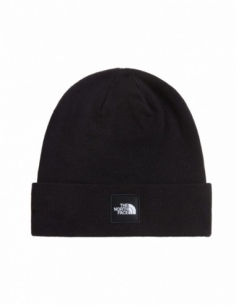 Czapka zimowa unisex The North Face Dock Worker Recycled, czarny, przód