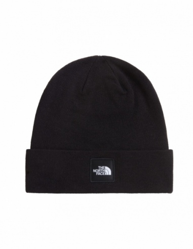 Czapka zimowa unisex The North Face Dock Worker Recycled, czarny, przód