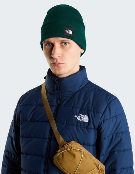 Czapka zimowa unisex The North Face Dock Worker Recycled, zielony, przód