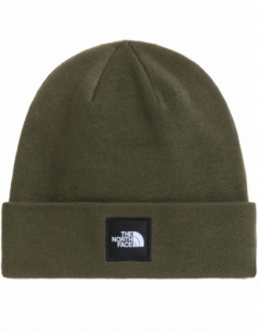 Czapka zimowa unisex The North Face Dock Worker Recycled, oliwkowy, przód