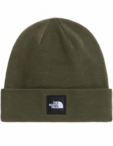 Czapka zimowa unisex The North Face Dock Worker Recycled, oliwkowy, przód