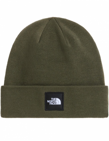 Czapka zimowa unisex The North Face Dock Worker Recycled, oliwkowy, przód