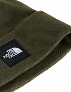 Czapka zimowa unisex The North Face Dock Worker Recycled, oliwkowy, przód 2