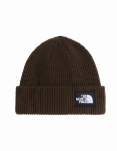 Czapka zimowa The North Face Salty Lined, brązowo-szary, przód