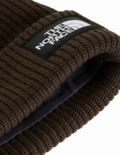 Czapka zimowa The North Face Salty Lined, brązowo-szary, przód 2