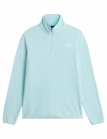 Polar damski The North Face Glacier 1/4 Zip, morsko-niebieski, przód
