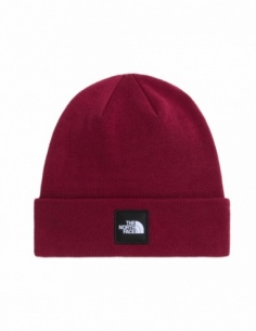 Czapka zimowa unisex The North Face Dock Worker Recycled, czerwony, przód