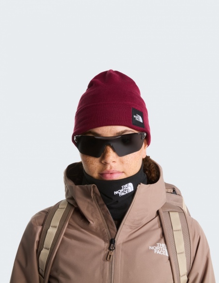 Czapka zimowa unisex The North Face Dock Worker Recycled, czerwony, przód