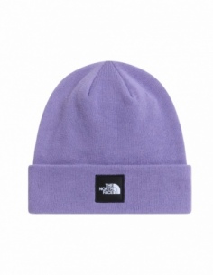 Czapka zimowa unisex The North Face Dock Worker Recycled, fioletowo-błękity, przód