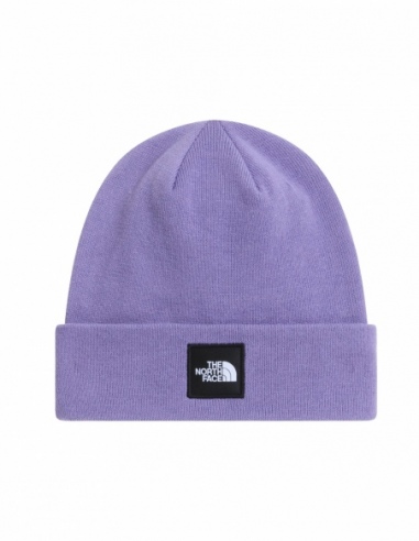Czapka zimowa unisex The North Face Dock Worker Recycled, fioletowo-błękity, przód