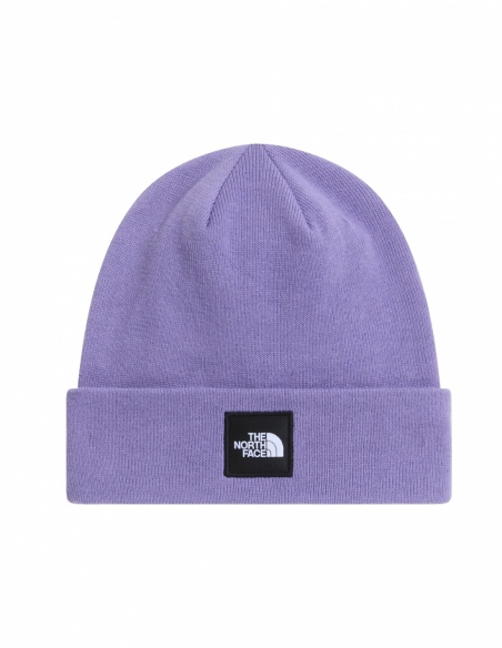 Czapka zimowa unisex The North Face Dock Worker Recycled, fioletowo-błękity, przód