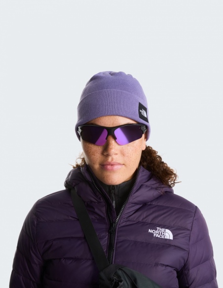 Czapka zimowa unisex The North Face Dock Worker Recycled, fioletowo-błękity, przód
