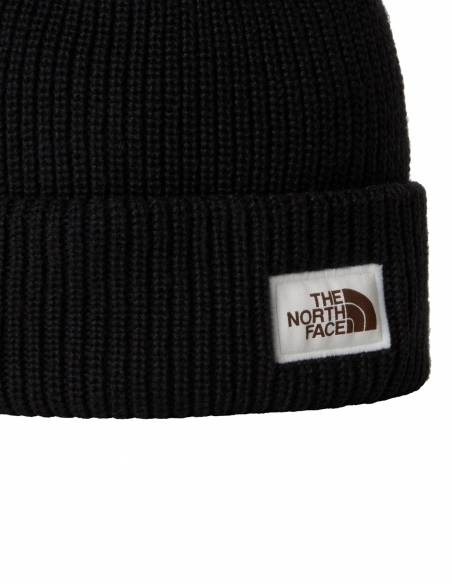 Czapka zimowa The North Face Salty Bae Beanie, czarny, detal