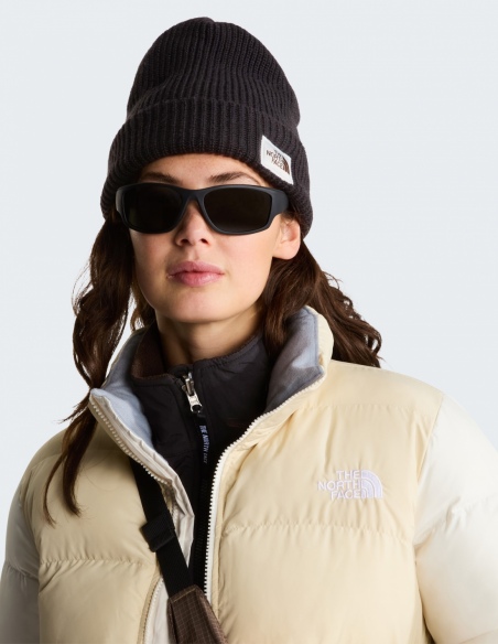 Czapka zimowa The North Face Salty Bae Beanie, czarny, na modelu, przód