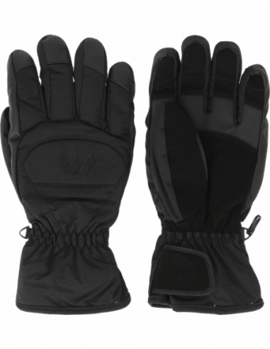 Rękawice zimowe unisex Whistler Slough, czarny, przód