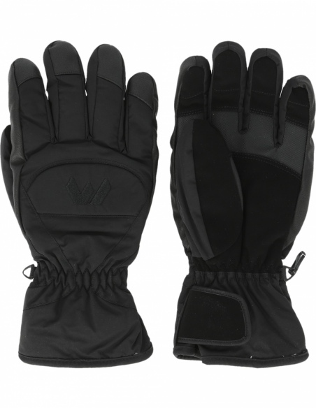 Rękawice zimowe unisex Whistler Slough, czarny, przód