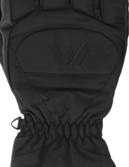 Rękawice zimowe unisex Whistler Slough, czarny, detal