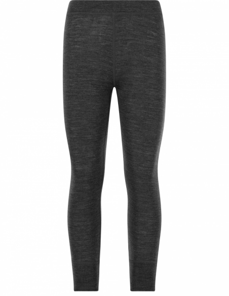 Komplet termoaktywny dziecięcy ZigZag Beta Merino, czarny, przód