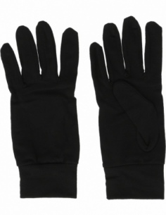 Rękawiczki z wełny merino unisex Whistler Dane, czarny, przód